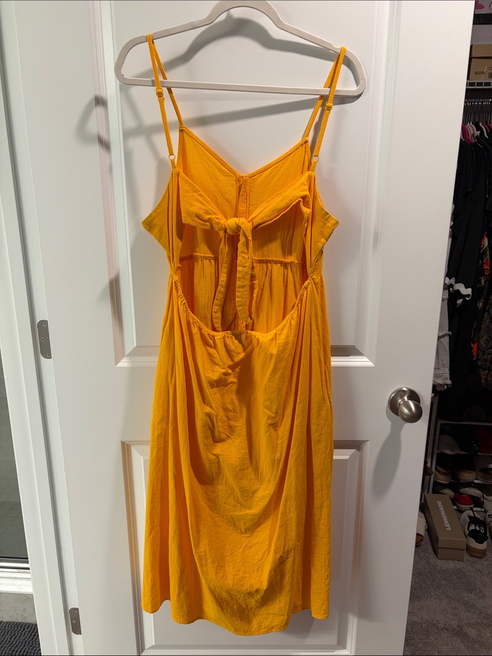 Universal Thread Bright Yellow Button-Front Sundress - Picture 3 of 3
